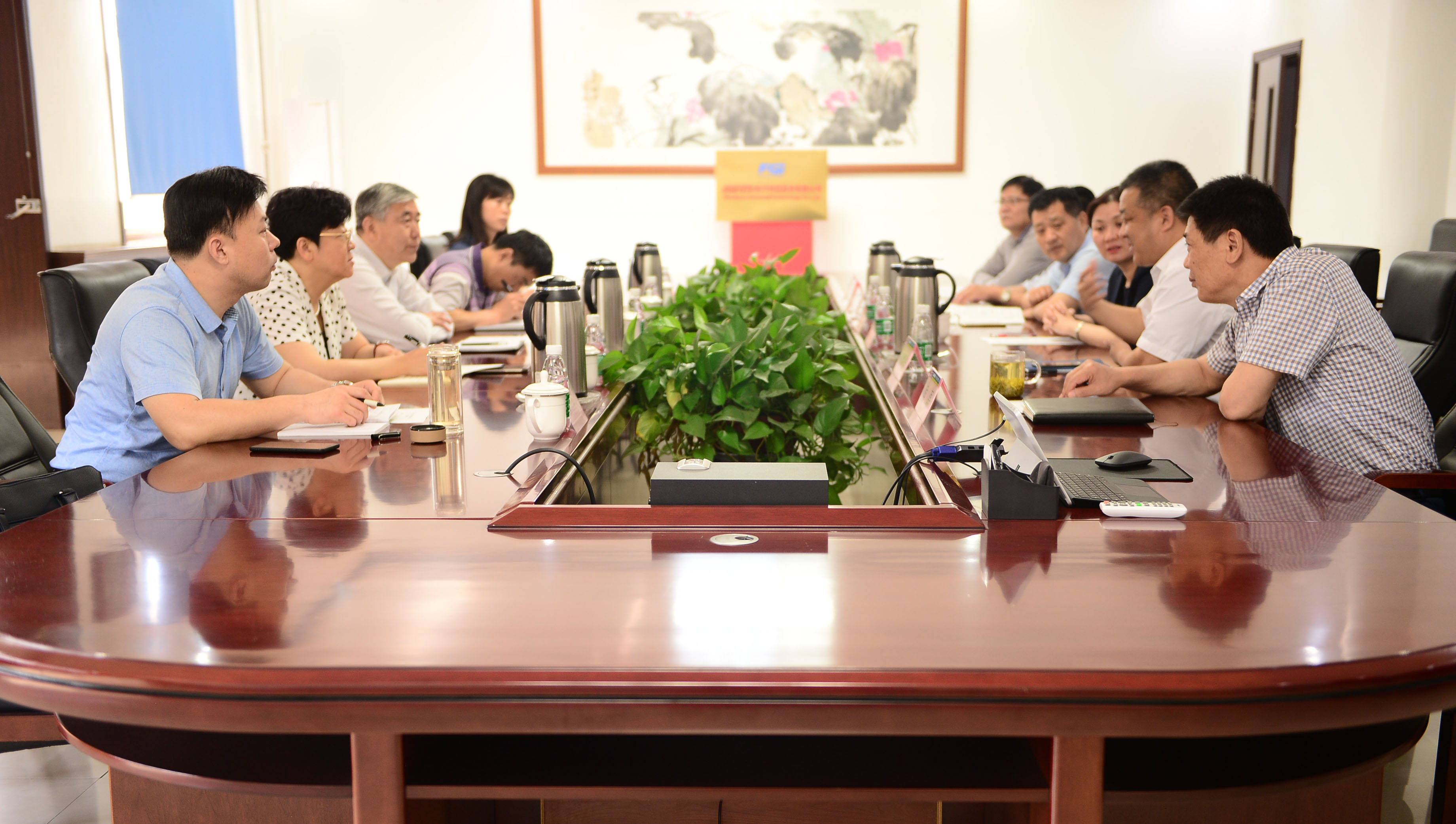 省属企业高质量发展服务队到九游会游戏参观调研